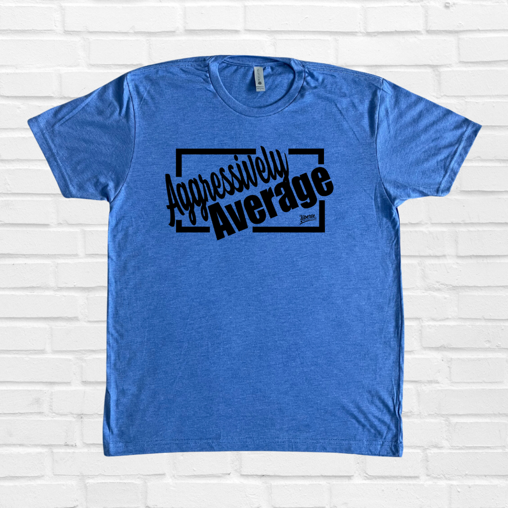 Aggressively Average Tee - Vintage Royal - FINAL SALE