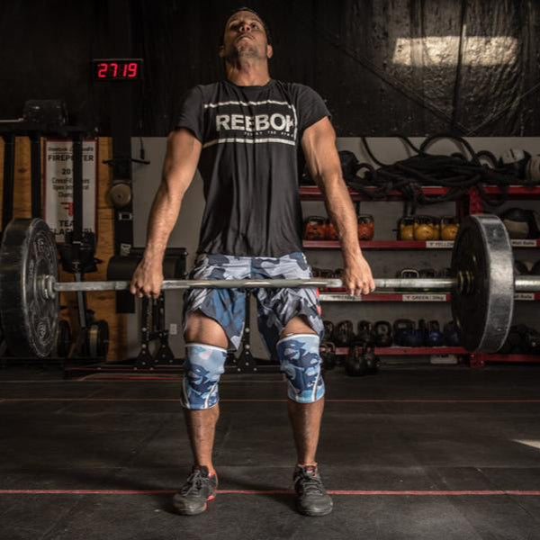 5mm Shark Print Knee Sleeves (Pair) - FINAL SALE