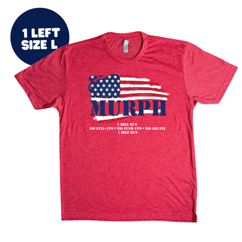 Murph USA Tee - FINAL SALE - Vintage Red - L only