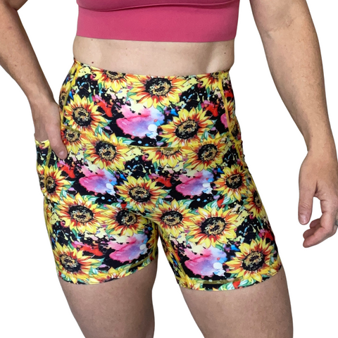 Sunflower Burst 5" Lifestyle Shorts