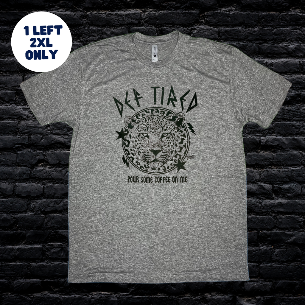 Def Tired Tee - Heather Grey - FINAL SALE - 2XL only