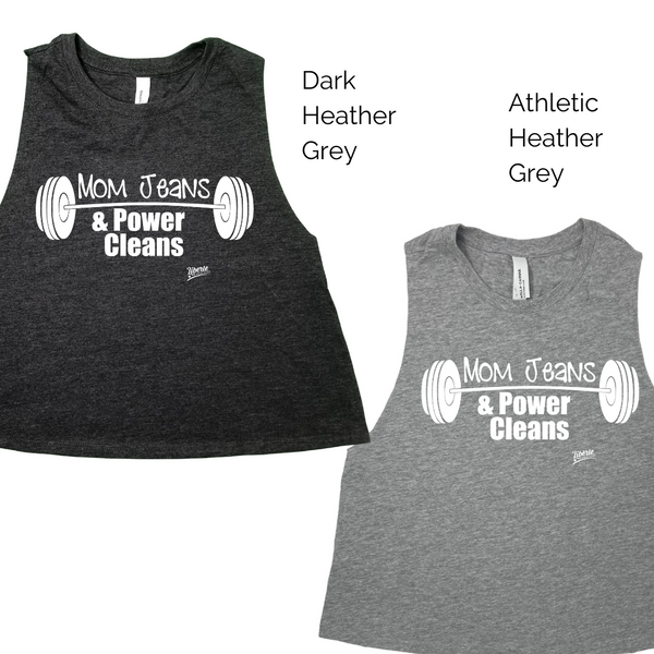 Mom Jeans and Power clean crop tank - Liberte Lifestyles Fitness tanks