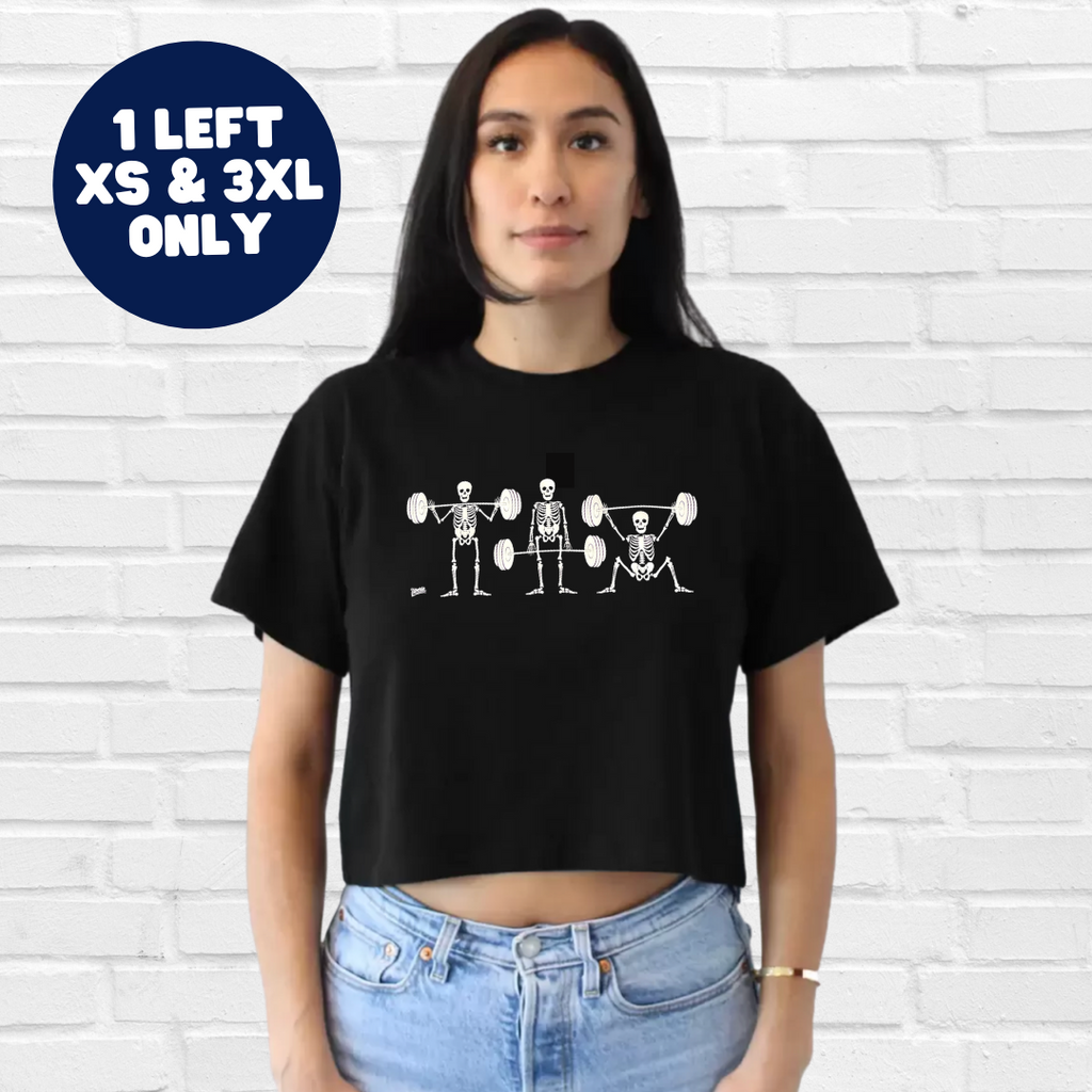 Strong Bones Crop Tee - FINAL SALE - XS & 3XL ONLY