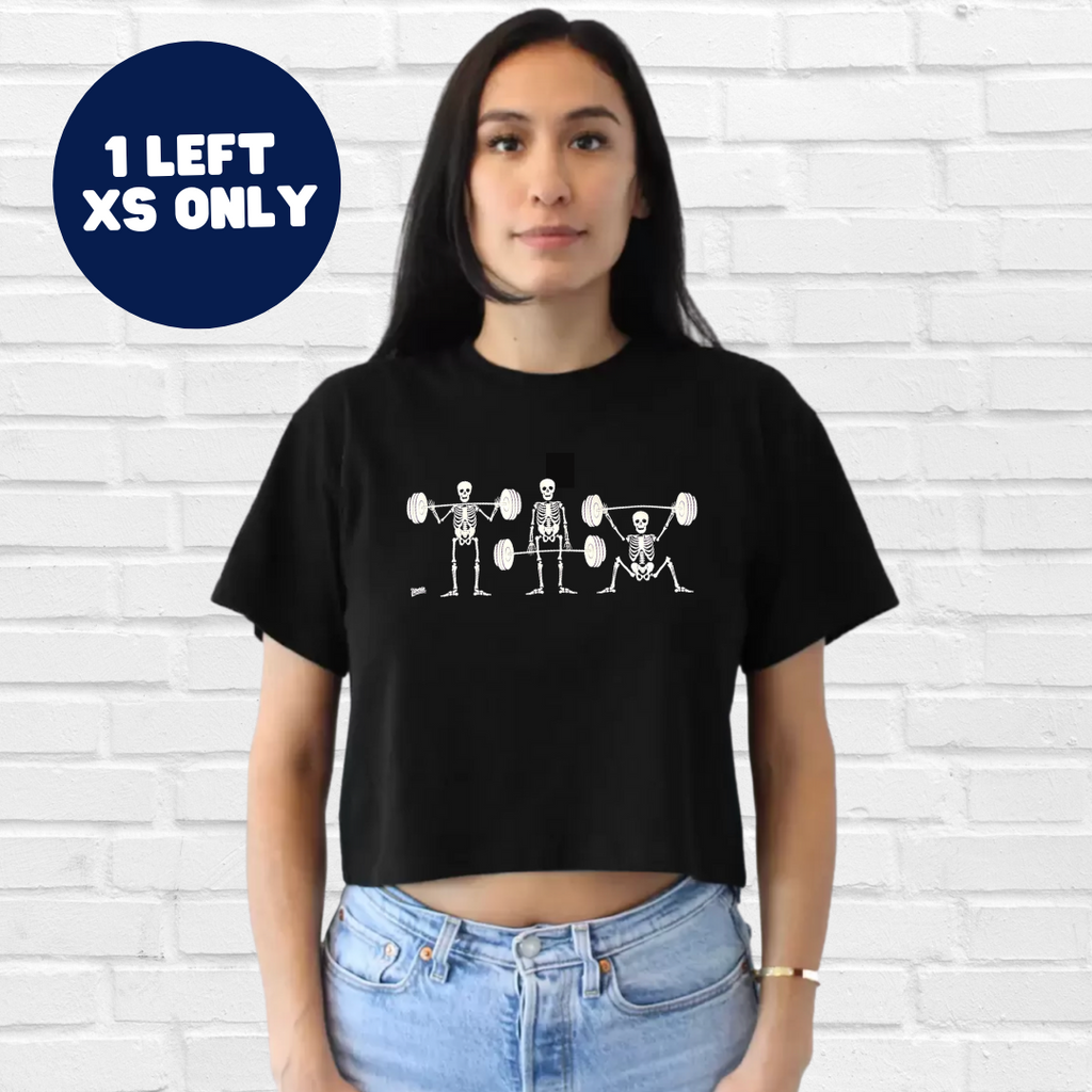 Strong Bones Crop Tee - FINAL SALE - XS ONLY