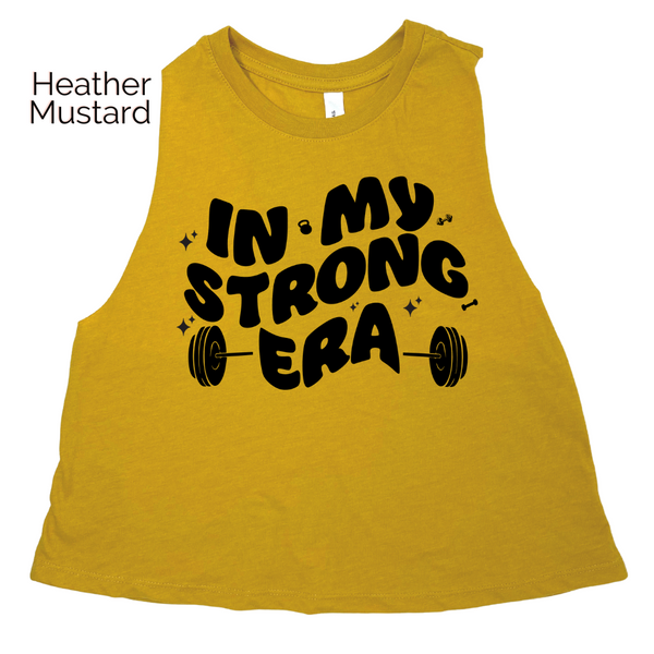 in my strong era crop tank - lifting era crop tank - Liberte Lifestyles