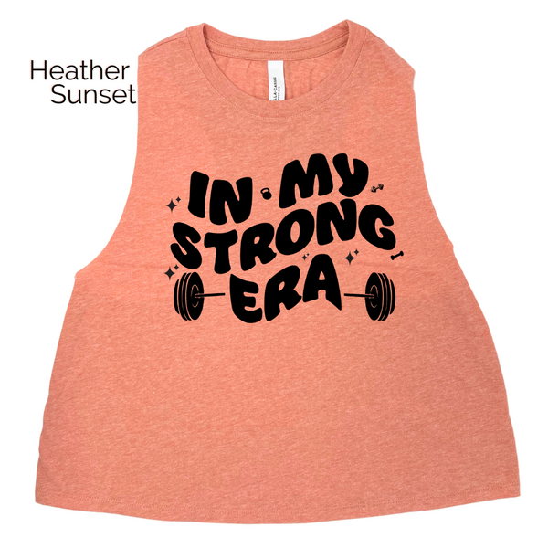 in my strong era crop tank - lifting era crop tank - Liberte Lifestyles
