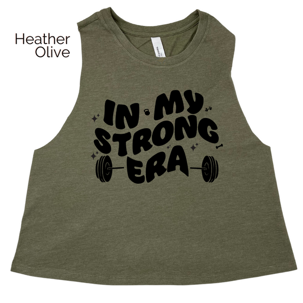in my strong era crop tank - lifting era crop tank - Liberte Lifestyles