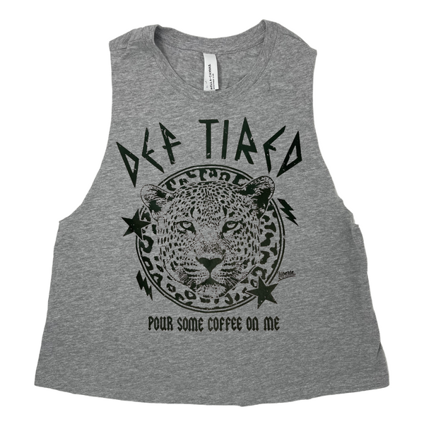 Liberte Lifestyles Gym fitness apparel & accessories - def tired crop tank 