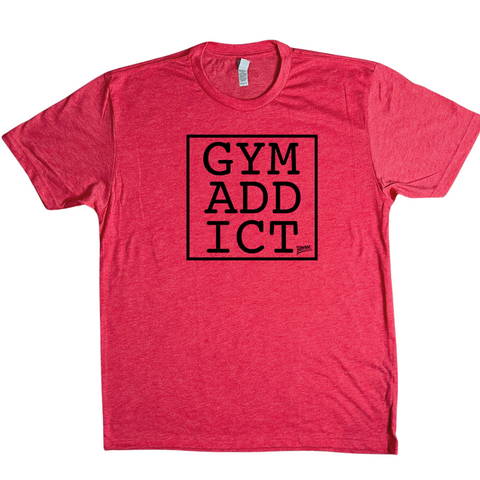 Liberte Lifestyles Gym Addict Tee - fitness apparel and accessories for crossfit gym weightlifting