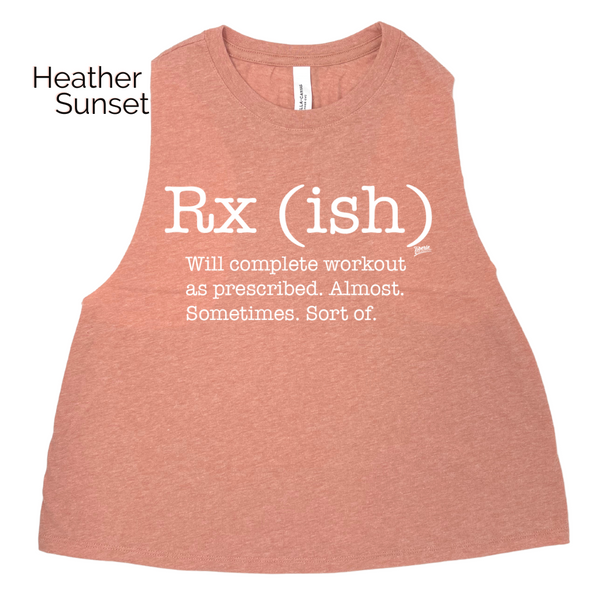 Rxish crop tank top - crossfit rx(ish) tank - liberte lifestyles crossfit apparel & accessories
