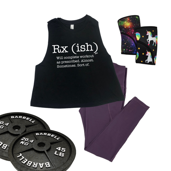 Rxish crop tank top - crossfit rx(ish) tank - liberte lifestyles crossfit apparel & accessories