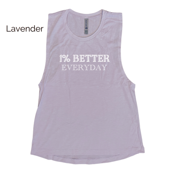 1% Better Everyday Muscle Tank