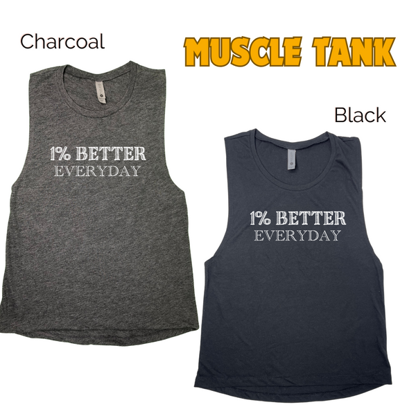 1% better everyday tank - Liberte Lifestyles Workout tops