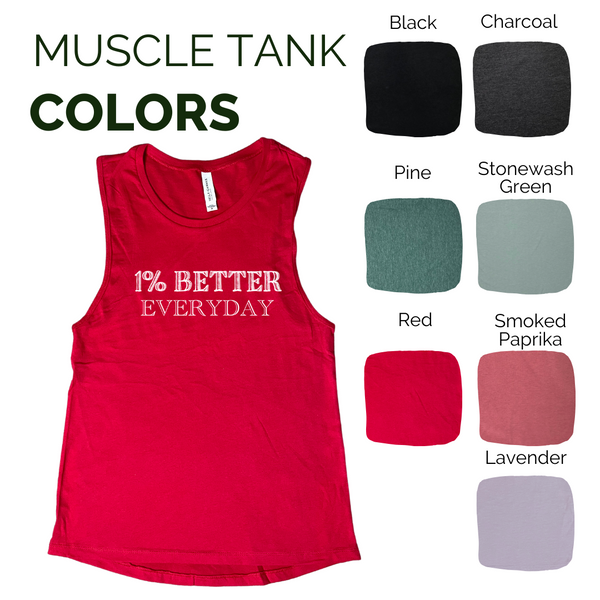 1% better everyday tank - Liberte Lifestyles Workout tops