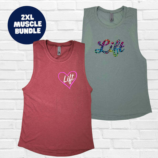 2XL Lift Muscle Tank Bundle - FINAL SALE