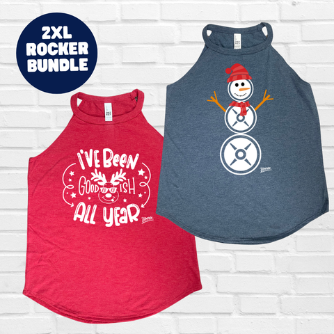 2XL Holiday Rocker Tank Bundle - FINAL SALE
