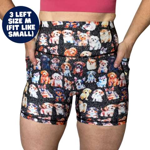 Frosted Skulls 3" Sporty Shorts - FINAL SALE - L, XL & 2XL ONLY