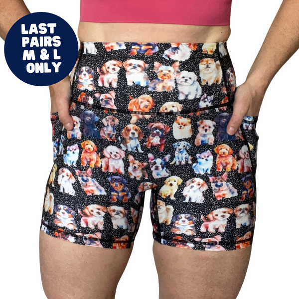 Puppy Party 5" Lifestyle Shorts - FINAL SALE - M & L ONLY