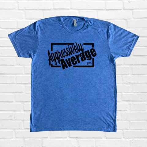 Aggressively Average Tee - Vintage Royal - FINAL SALE