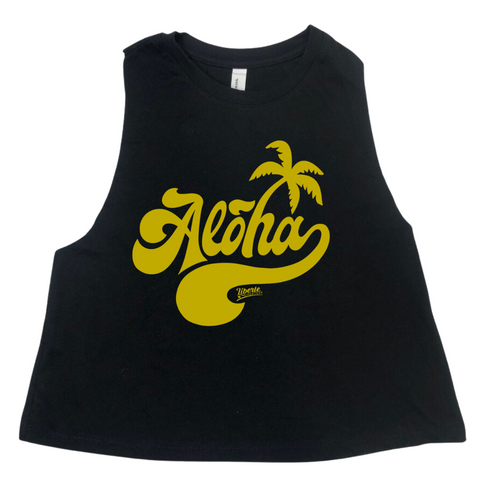 aloha Crop tank - Liberte Lifetsyles Fitness Tanks