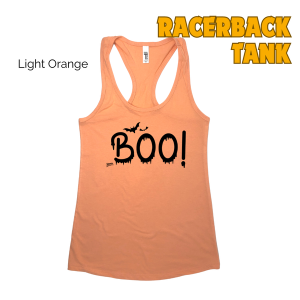 Boo! Halloween Tank - Halloween gym apparel - Liberte Lifestyles