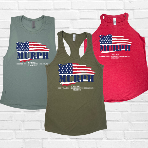 Murph USA tank - Liberte Lifestyles Murph Workout tops