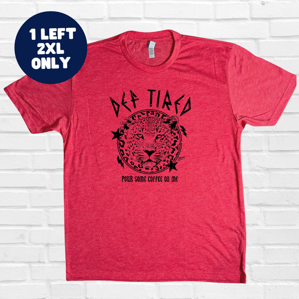 Def Tired Tee - Vintage Red - FINAL SALE - 2XL ONLY