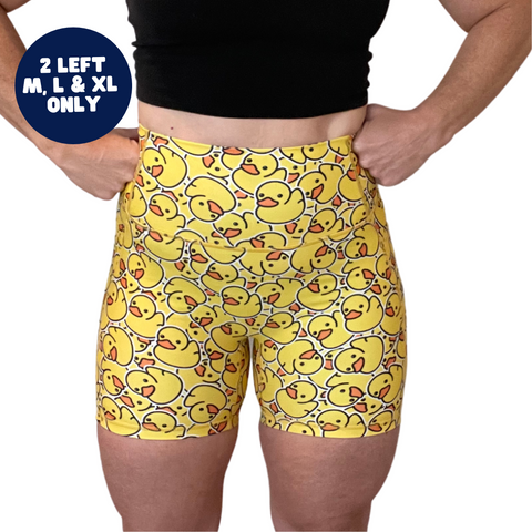Happy Go Ducky 5" Lifestyle Shorts - FINAL SALE -  M, L, XL & 2XL only