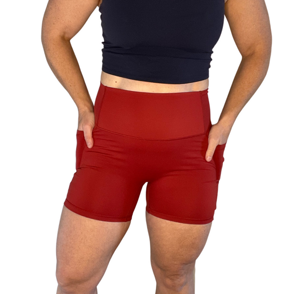 5" Lifestyle Shorts Bundle - Dark Red & Plum - FINAL SALE - XS ONLY