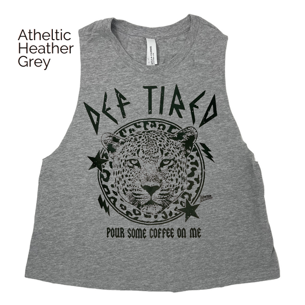 Def Tired Crop tank - Liberte Lifestyles Workout Tanks