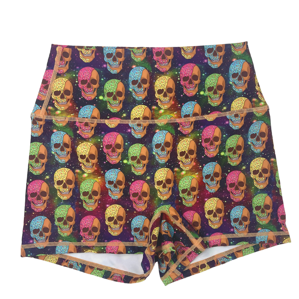 Frosted Skulls 3" Sporty Shorts
