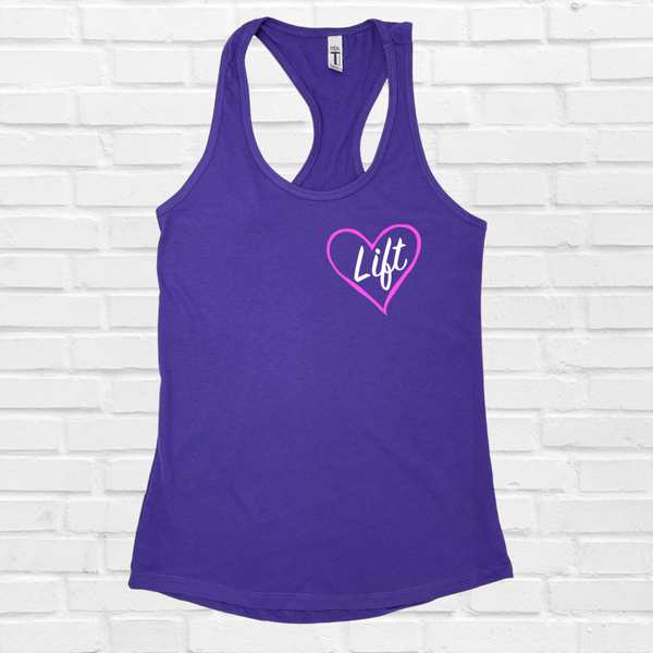 love to lift valentines day gym tank - liberte lifestyles gym fitness apparel & accessories