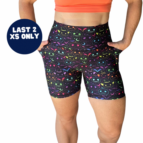 Spooky Smiles 5" Lifestyle Shorts - FINAL SALE - XS only