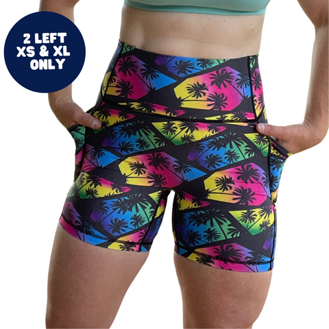 Tropic Palms 5" Lifestyle Shorts - XS, XL & 2XL only - FINAL SALE