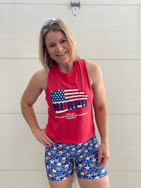 Murph memorial day workout tank - liberte lifestyles murph wod top