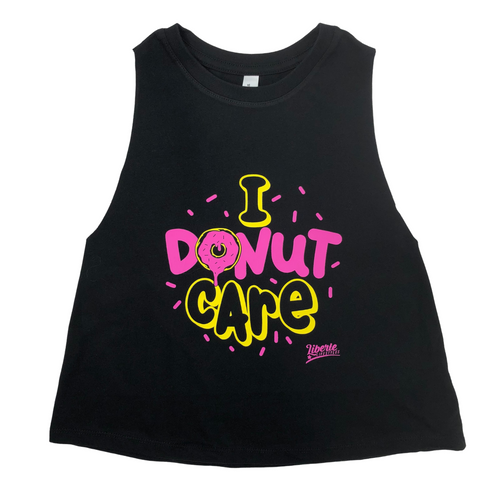 I Donut Care Crop Tank