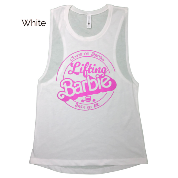 Lifting Barbie Muscle Tank