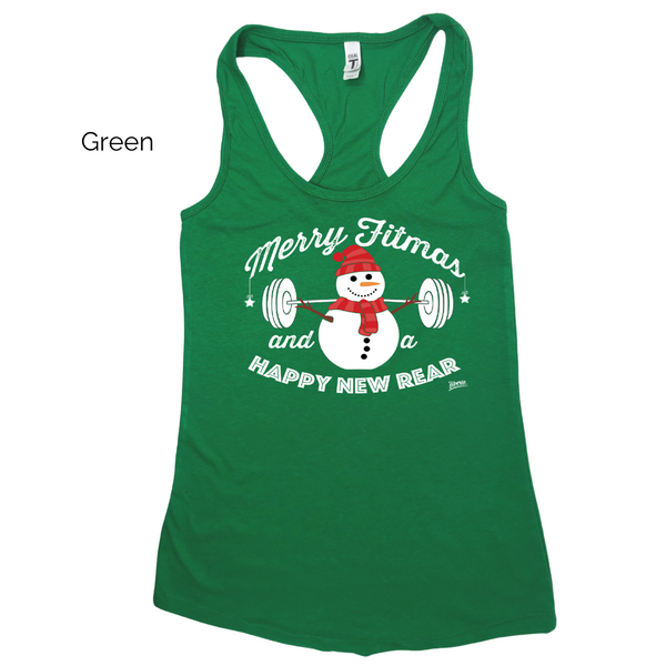 Merry Fitmas and a Happy New Rear Racerback tank - liberte lifestyles