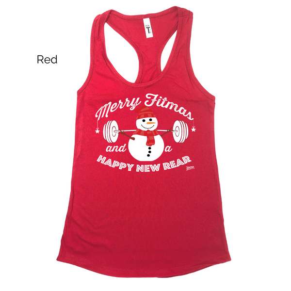 Merry Fitmas and a Happy New Rear Racerback tank - liberte lifestyles