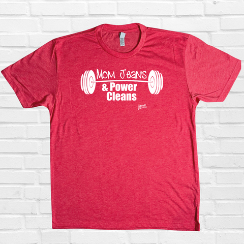 Mom jeans & power cleans tee - Liberte Lifestyles