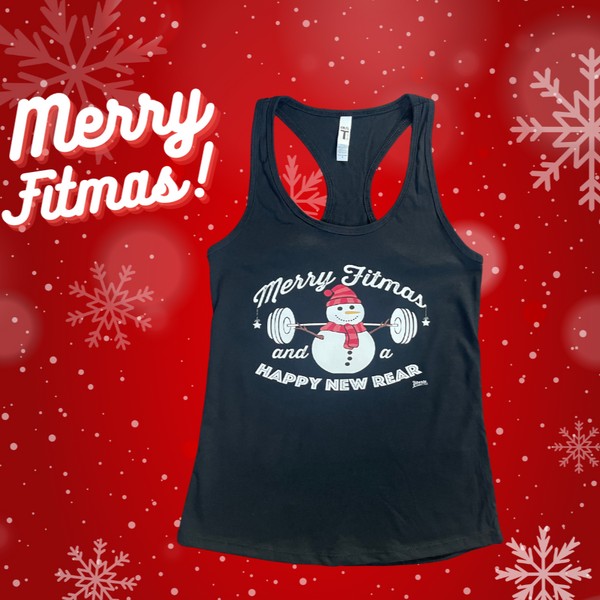 Merry Fitmas and a Happy New Rear Racerback tank - liberte lifestyles