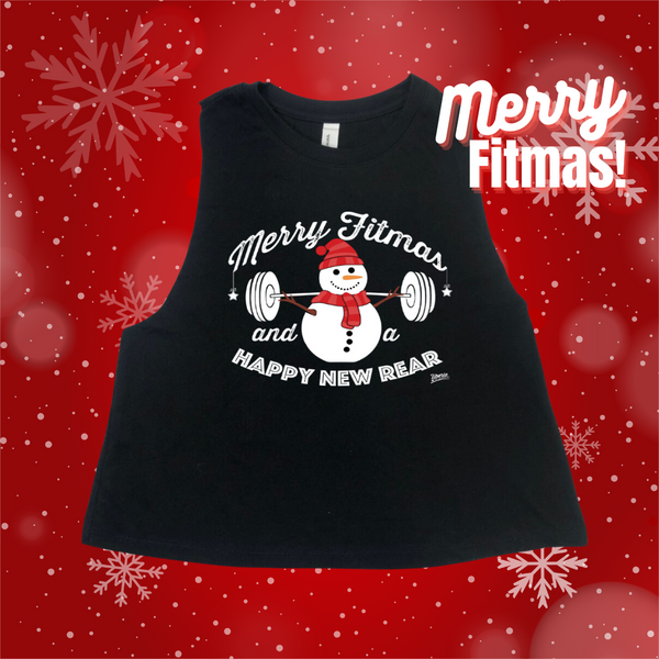 Merry Fitmas and a Happy New Rear Crop Tank