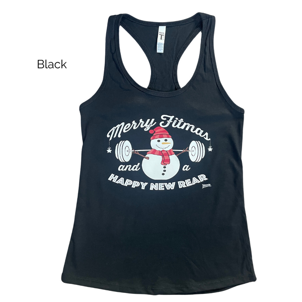 Merry Fitmas and a Happy New Rear Racerback tank - liberte lifestyles