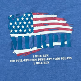 Murph memorial day workout TEE - liberte lifestyles murph wod tSHIRT