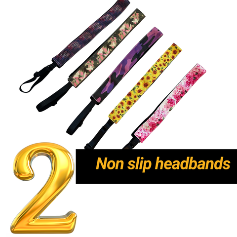 Non Slip Headbands - 2 Pack