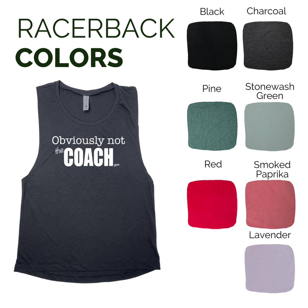 Obviously not the coach tank - Liberte Lifestyles fitness tees