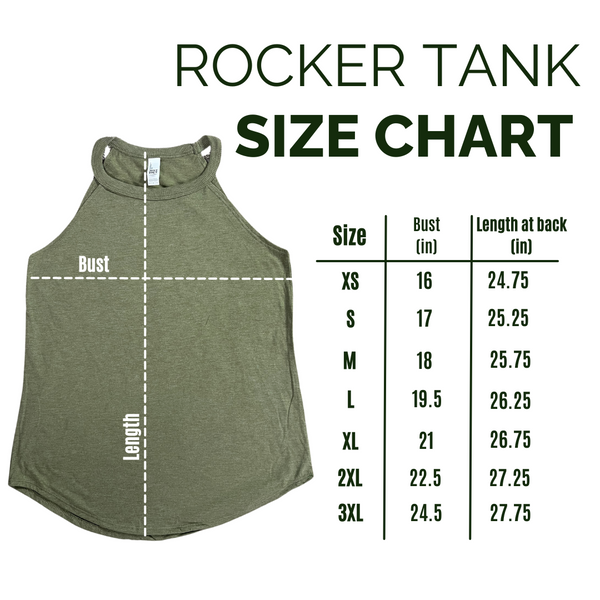 Salty rocker tank - Liberte Lifestyles fitness apparel