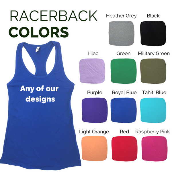 Shop Iowa Racerback Tank - Choose any of our Designs