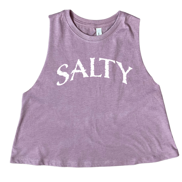 Salty Crop Tank - Liberte Lifestyles fitness tanks