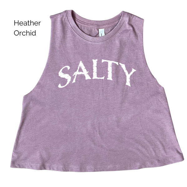 Salty Crop Tank - Liberte Lifestyles fitness tanks